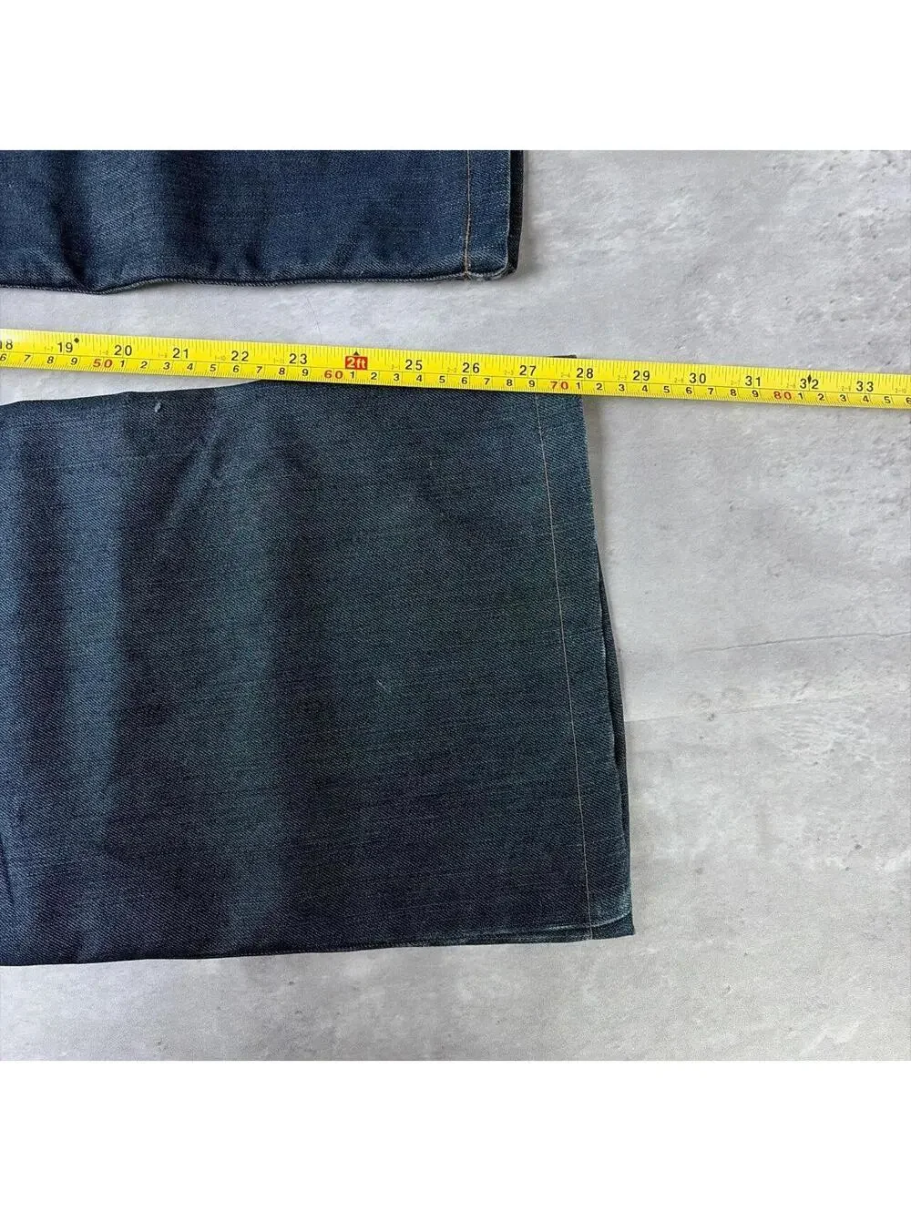 Y2K Dark Wash Request Grunge Bootcut Skater Denim Jeans